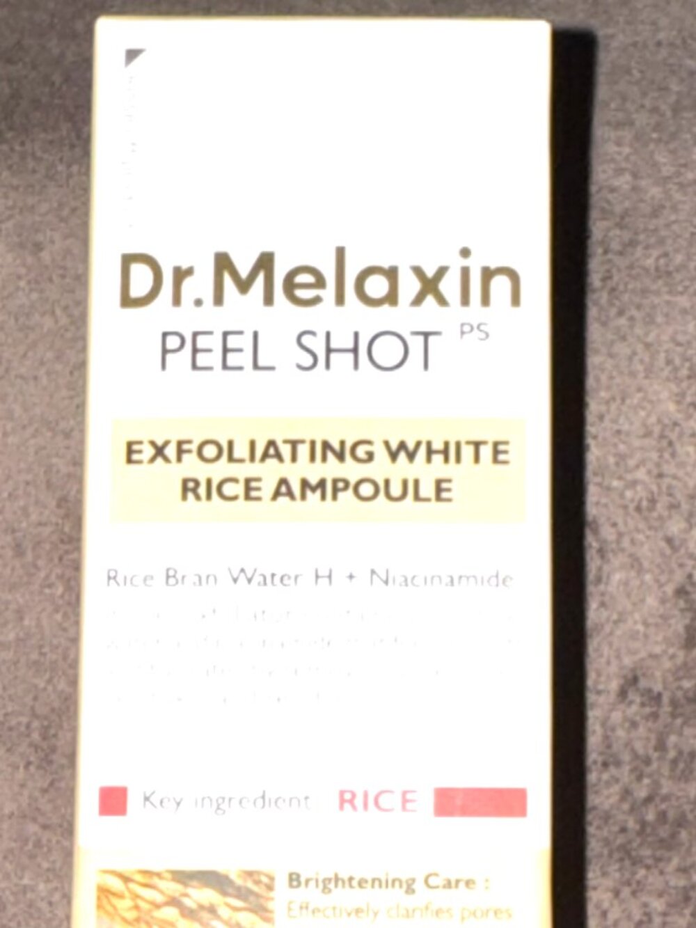 Dr. Melaxin Peel Shot Exfoliating White Rice Ampoule 80ml NEW